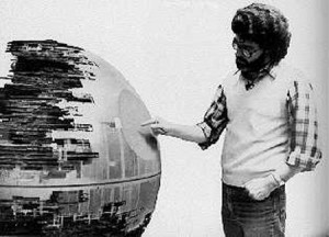 I'll poke this Death Star's pruney, just like I poked all the fans! Muhahaha!