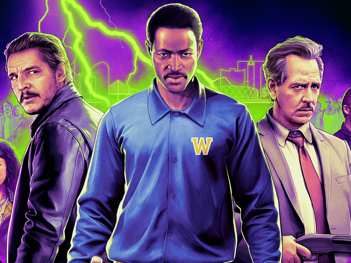Freaky Tales poster for the new trailer released on February 19, 2025, starring Pedro Pascal, Ben Mendelsohn, and Jay Ellis.